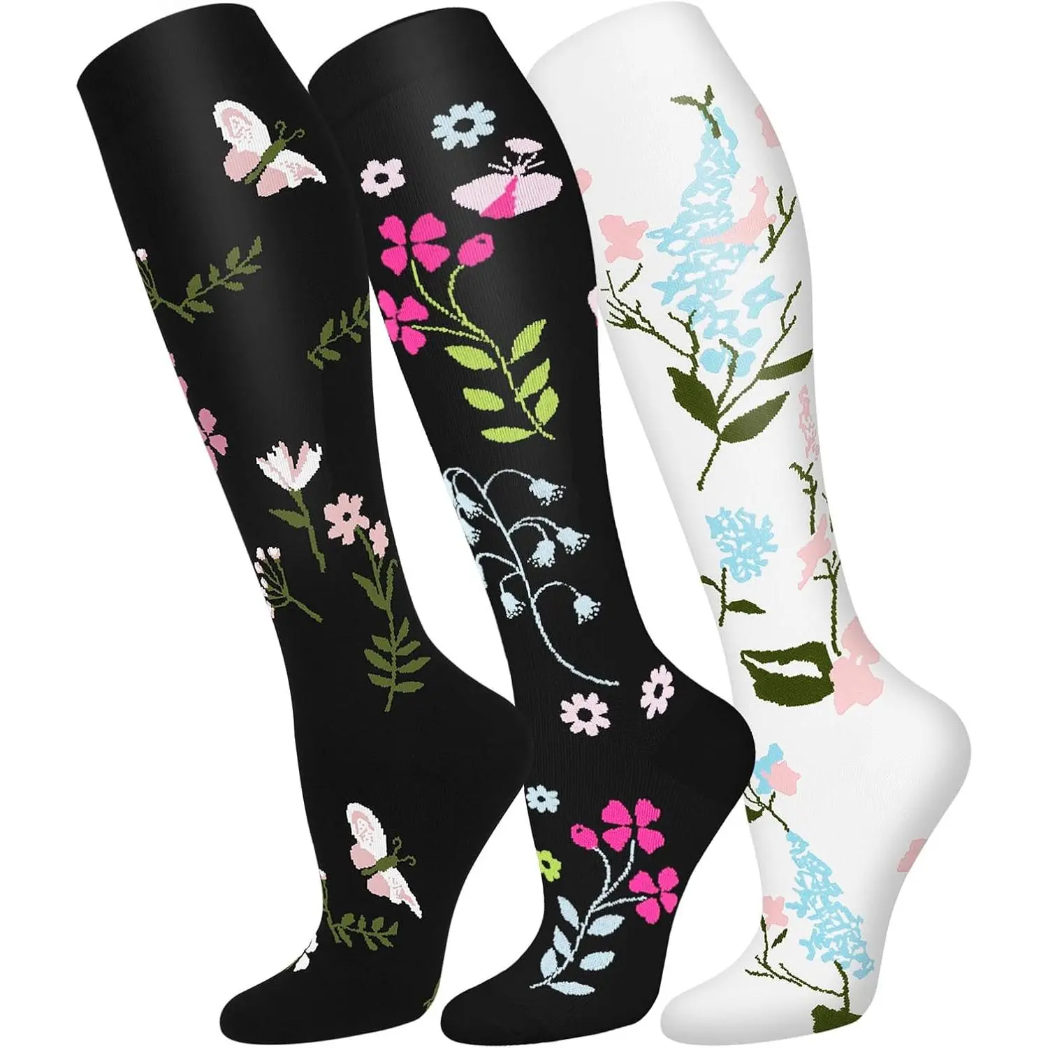 3 Pack Copper Compression Socks - Compression Socks Women & Men Circulation - Best  Medical,Running,Athletic