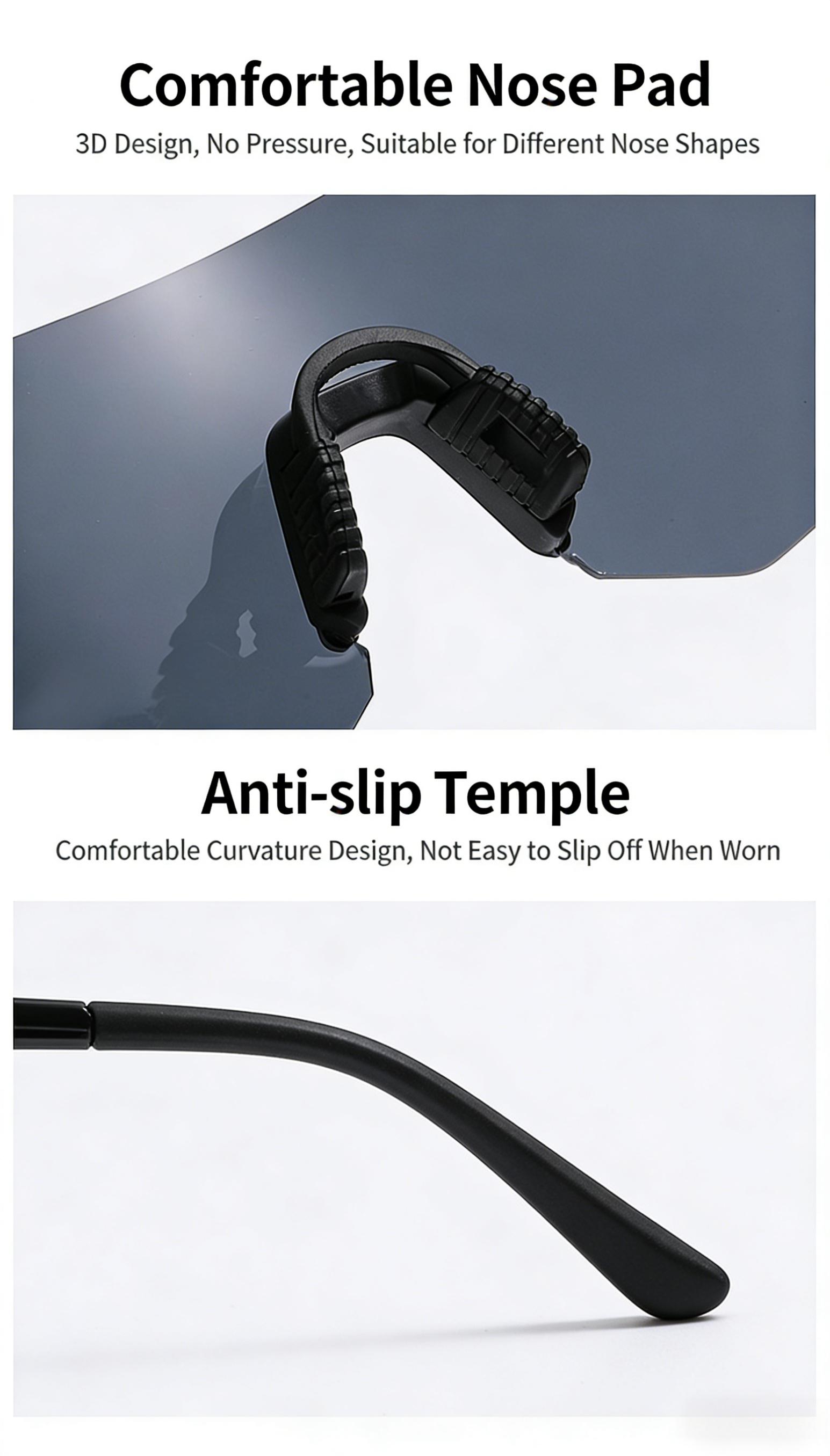 Cycling Glasses, Colorful Windproof UV400 Sports Sunglasses for Outdoor Fishing, Mountain Bike, Road Cycling & Bicycle Eyewear