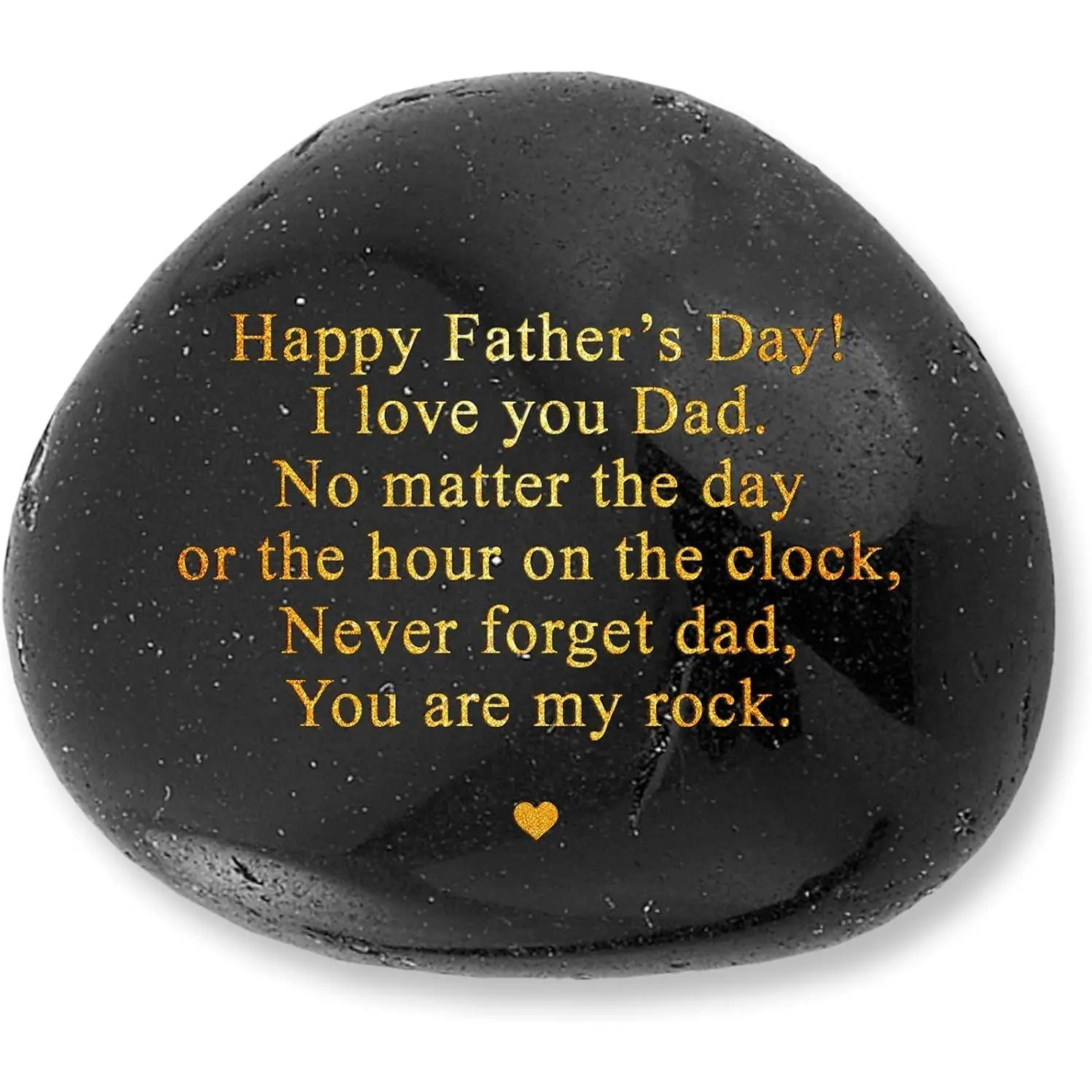 Gifts for Fathers Day for Men - Engraved Decorative Stones  for Father's Day for Dad from Son - Heart-Warming You are My Rock - Decorative Accessories Gifts for Men Who Have Everything