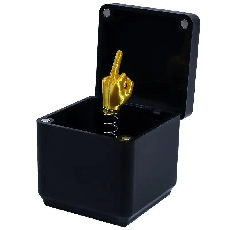 New Christmas Halloween Gift Box, Prank Middle Finger Surprise Gift Box, Funny Scary Gift Box, Themed Gift Box, Perfect for Festive Occasions