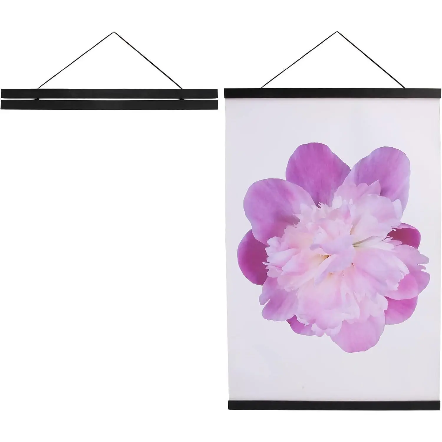 Magnetic Poster Hanger Frame,18x24 18x28 Picture Frame Hanger,18In,Black