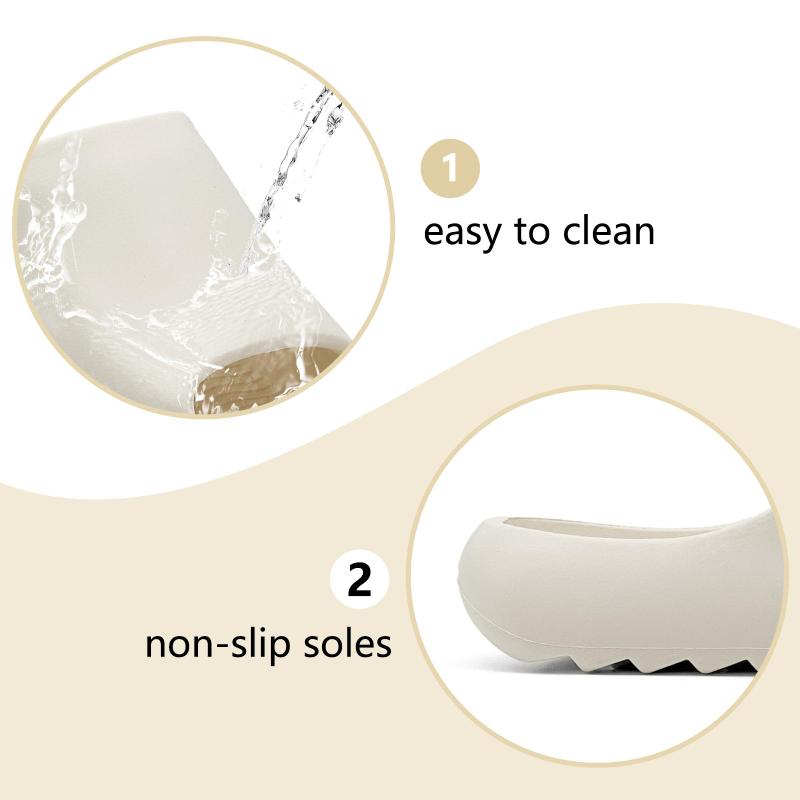 rosyclo Cloud Slides for Women Men - Ultra Soft Thick Sole Pillow Slippers, Non-Slip Lightweight Foam Slippers, Waterproof House Shoes for Shower & Beach.