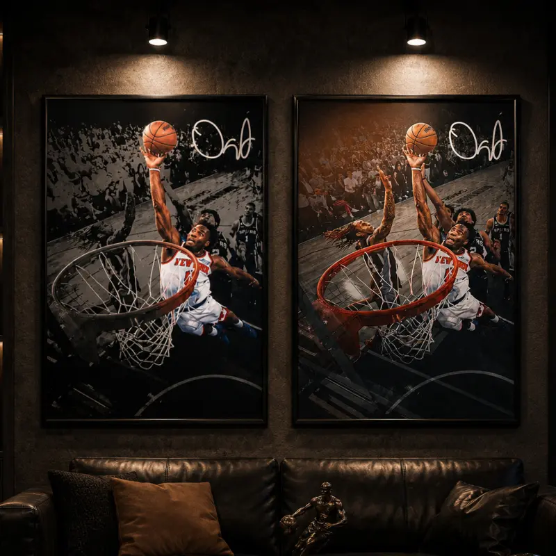New York OG Anunoby Complete Win Wall Poster, Basketball Wall Art, Sports Room Decor, Knicks Fan Gift, NBA Poster, Man Cave Decor, Gym Wall Art