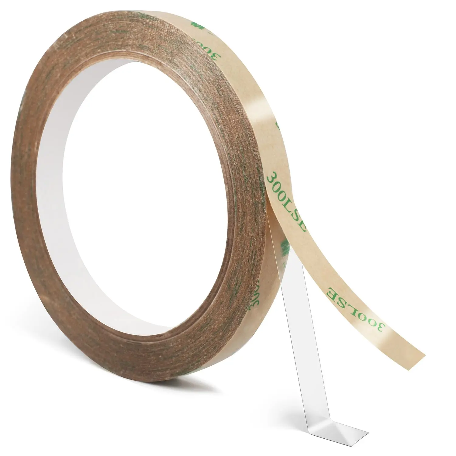 Thin double sided tape heavy duty, Clear Adhesive Tape,Heat Resistant | Removable,,Sticky 2 Sided Tape, Two sided tape for Scarpbook,Wall,LED Strips,Poster,Craft,0.4 inch *36FT