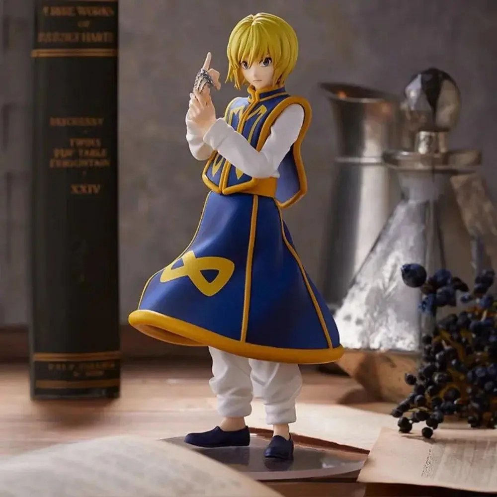 Aixlan 18cm Hunter-Hunter Anime Kurapika PVC Action Figure, Unisex Collectible Model Toy, Ideal for Kid Birthday Gifts with Extra Discount & Free Coupon, None