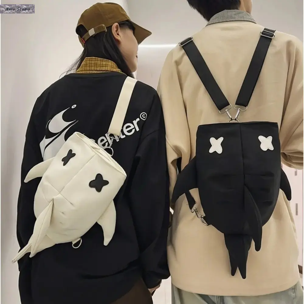 Shark Backpack for Men & Women, Large Capacity Shark Design Shoulder Bag, Trendy Unisex Casual Backpack with Spacious Storage, Lightweight Everyday Travel Bag for School, Work, Commuting & Outdoor Adventures