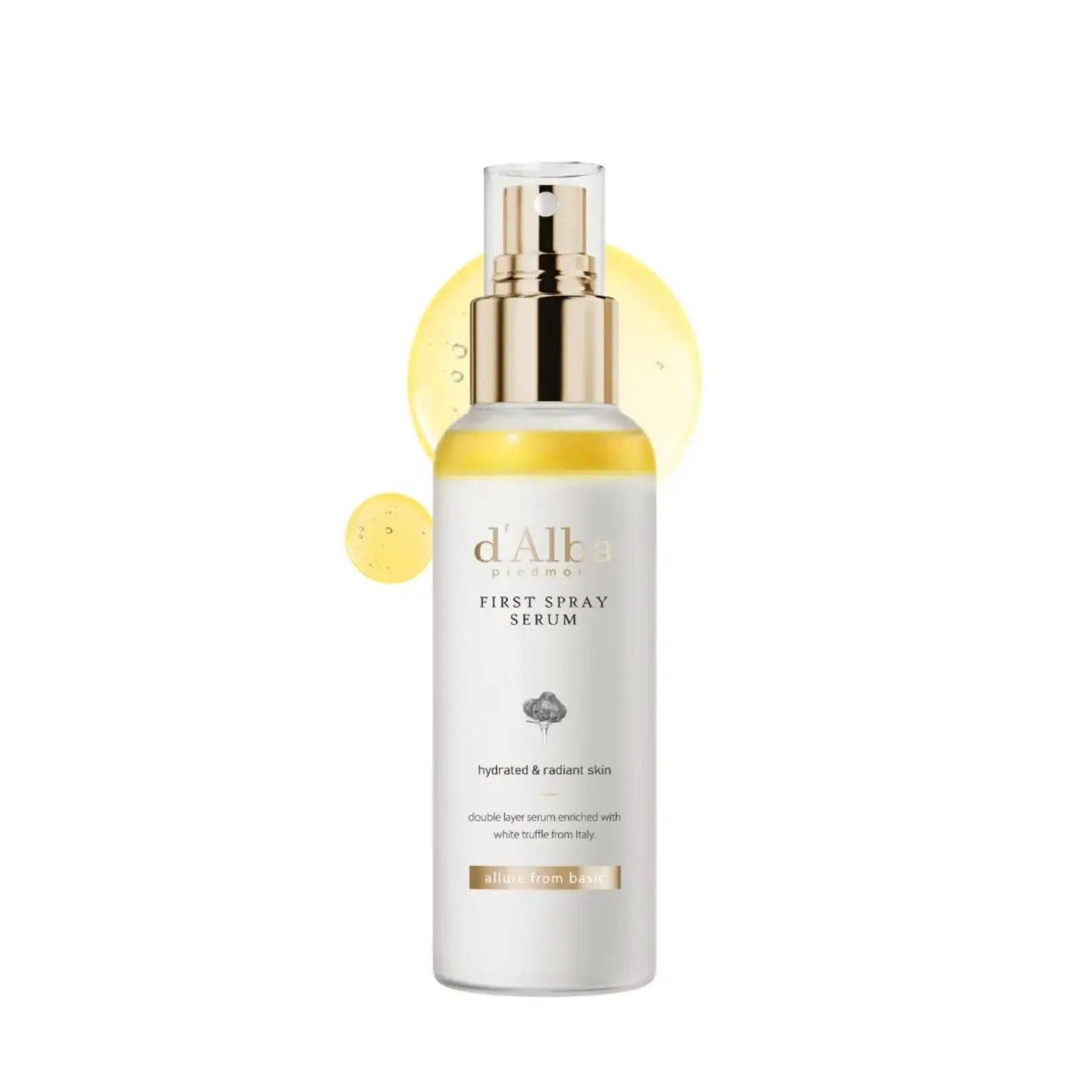 New White Truffle First Spray Serum, 100ml Vegan Korean Face Care Serum - Lightweight, Citr-Containing, All-Skins Authentic Glow Face Spray