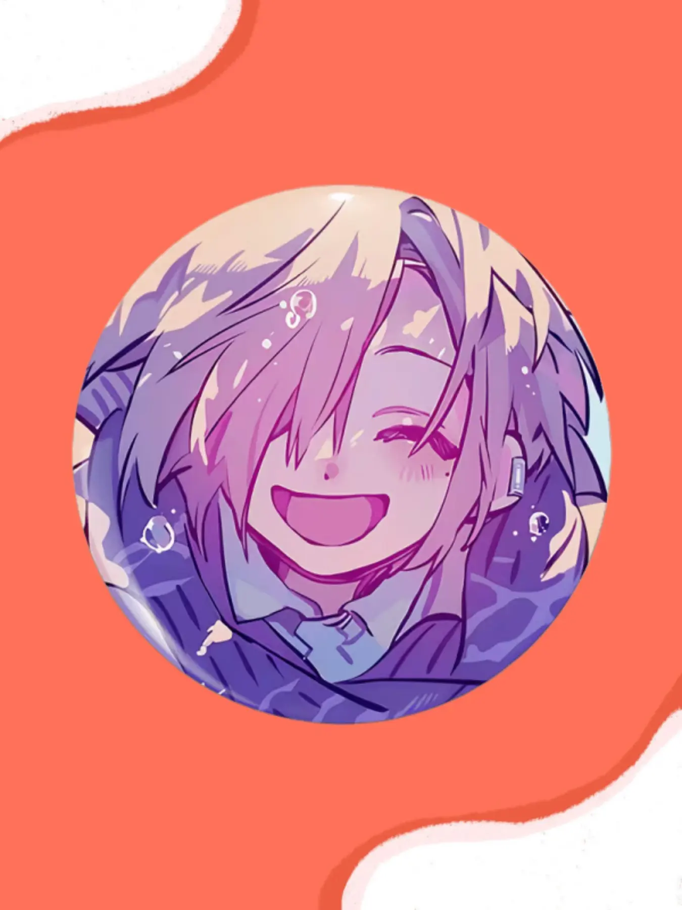 2D Cute Girl Cartoon Badge Pin, Brooch Pin, Perfect for Jeans, Clothes, Backpacks, Hats, Ideal Gift for Holidays, Halloween, Christmas, Parties