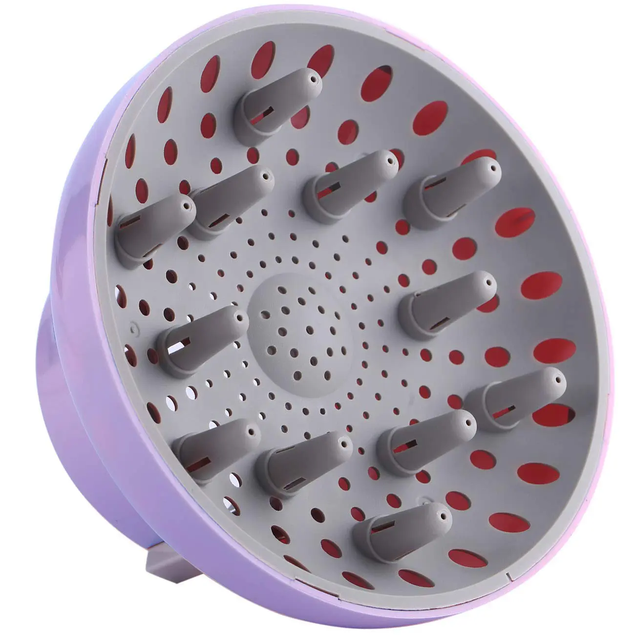 Universal Hair Diffuser Adaptable for Blow Dryers with D-1.7-Inch to 2.6-Inch for Curly or Wavy Hair, Lavender