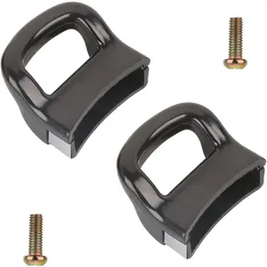 Pot Short Side Handle Pots Handle Replacement Sauce Pot Handles Side Universal for Most Pots and Pans with Screw for Pressure Pan Pot Ear Black Type Cooker Steamer for Single Hole Cookware 2 PCS