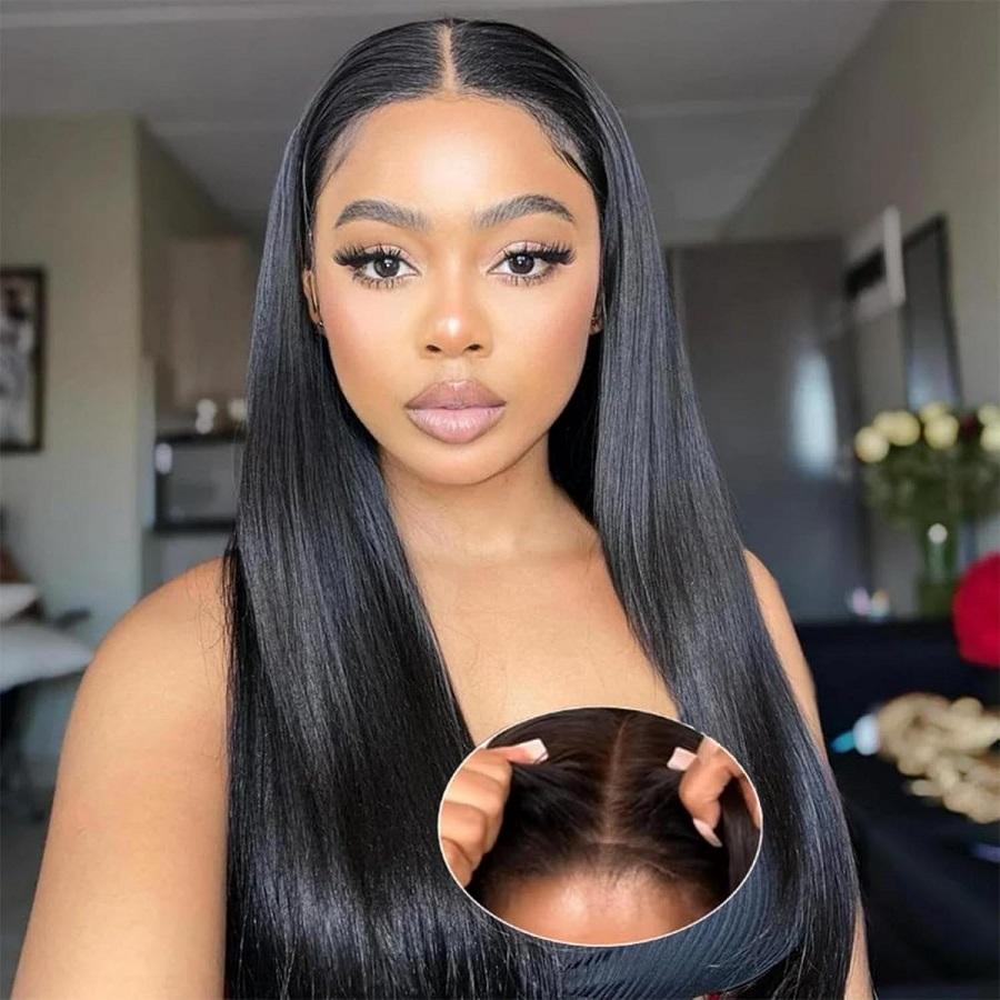 Bling Hair 6x4 Glueless Wigs Straight Ready To Wear Lace Closure Wigs For Human Hair Pre plucked 5x7 Transparent Lace Wig Bling Hair 6x4 Glueless Wigs Straight Ready To Wear Lace Closure Wigs For Human Hair Pre plucked 5x7 Transparent Lace Wig