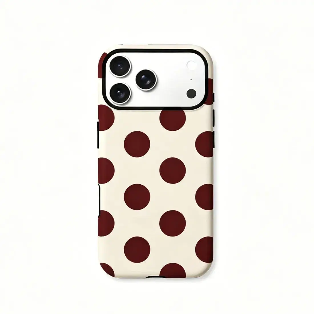 Retro Barbie Pink Polka Dot Stylish Phone Case —Compatible with Apple 17P/16/15/14/13/12/11/X/8/7, Samsung. Drop-resistant phone case — lightweight, stylish, and durable. Happy 2026!, Accessories, Smartphone, Silicone