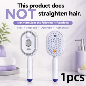 2026 New Electric Spray Cushion Massage Comb, Self-Cleaning, Anti-Tangle, Anti-Static, Volumizing, Essential Oil Spray, Hair Care Gift
