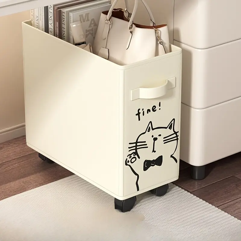 Under Desk Rolling Storage Cart, Portable Mobile Office Organizer, Versatile Utility Trolley, Ideal Gift for Holidays
