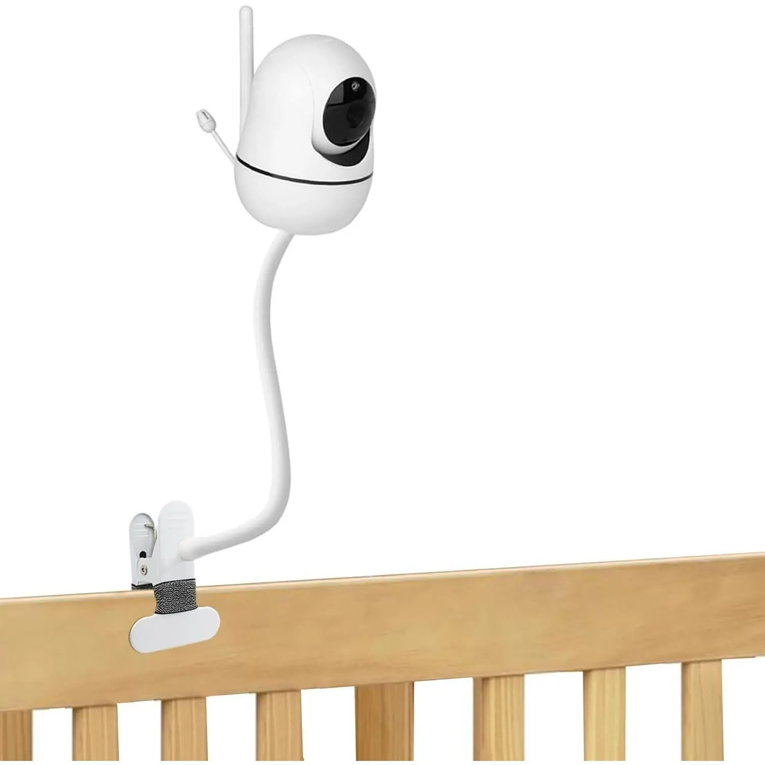 Flexible Baby Monitor Clip Clamp Mount, Universal Camera Holder, Tool-Free Installation, No Wall Damage, Adjustable Flexible Bracket(Gift)