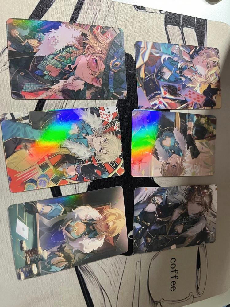 Honkai:Star Rail Aventurine 55PCS 3 Card Backs Decor Laser Lomo Card Photocard HD Album Photo Card For Fans Collection Postcard
