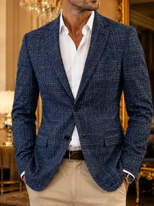 Men's Formal Blazer, Modern Style, Wrinkle-Resistant Custom Fit, Suitable for Office, Parties, Weddings, Business Travel