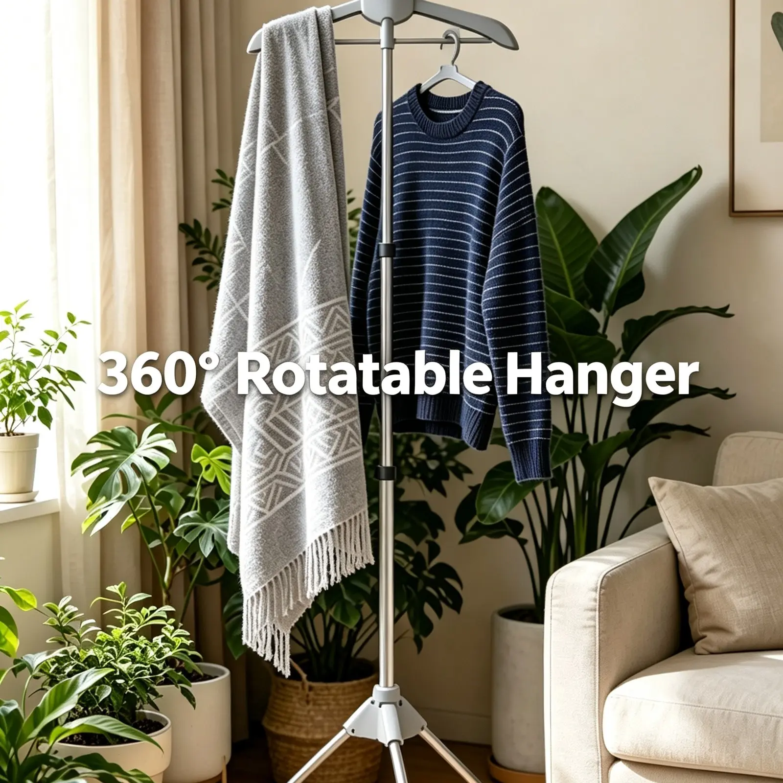 Foldable Telescopic Garment Steamer Stand, Freestanding Ironing Support Rack, Adjustable Clothes Hanging Holder for Home Use, Clothing Care