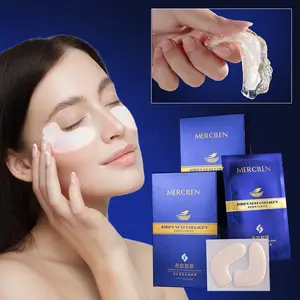 Mercilen Collagen Eye Mask, Hydrating and Firming, Contains Hyaluronic Acid and Niacinamide, Suitable for All Skin Types, 4.5g X 5 Pairs