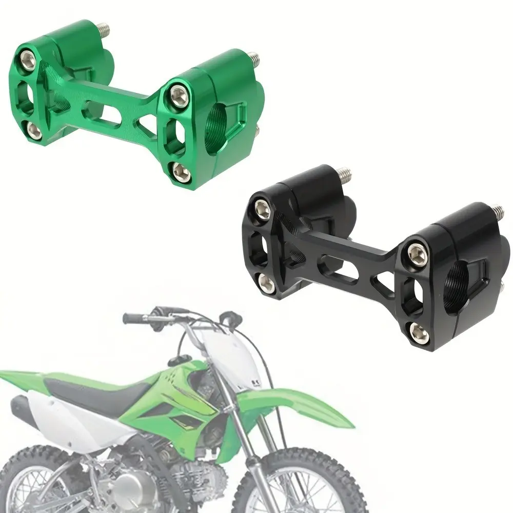 Dirt Bike 7/8" 22mm Handlebar Risers, Cnc Handle Bar Clamp for Kawasaki Klx110 2010-, Klx110l 2010-, Motorcycle Accessories, Motorcycle Parts