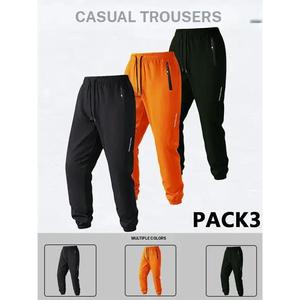 Men's Regular Fit Solid Drawstring Waist Sweatpants, Casual Pocket Design Pants for Men, Men's Trousers for Daily Wear, Yoga Training Pants, Please refer to the size chart before purchasing athletic activewear Halloween Gifts