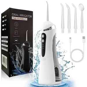 Rechargeable Portable Oral Irrigator, 3 Cleaning Modes, Powerful Dental Water Flosser, Teeth Cleaning Device, 200ML Capacity