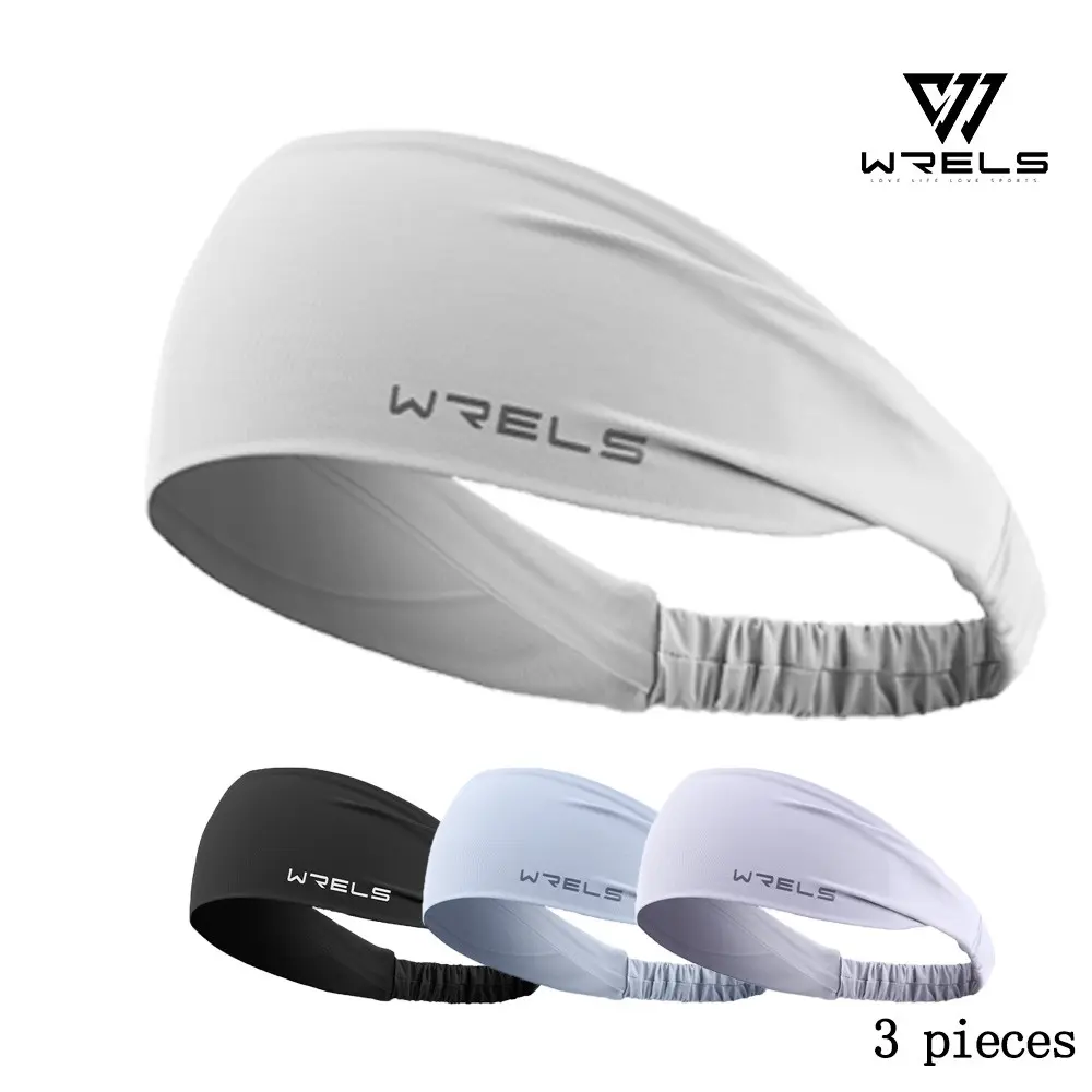Wrels Sports Fitness Anti-Slip Headband, Sweat-Wicking Quick-Dry, Versatile for Yoga, Running, Hair Accessories for Women & Men, Sports Headbands