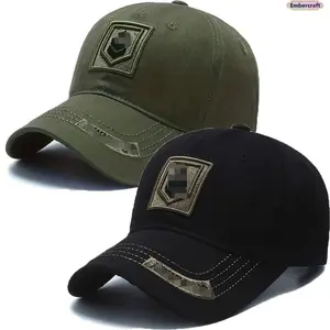 Men’s 2-Pack Embroidered Lettering Baseball Caps - Adjustable, Lightweight, Breathable Camo Trucker Dad Hats, Unisex Accessories for Adults, Ideal for Fishing, Travel,summerwins
