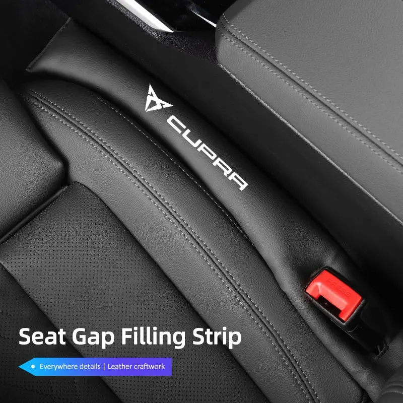 Car Seat Gap Filler Side Seam Plug Strip Leak-proof Filling Strip For Seat Tarraco Arona Ibiza Leon Ateca Mii EL-BORN Toledo Formentor Altea E-Racer Alhambra Tavascan