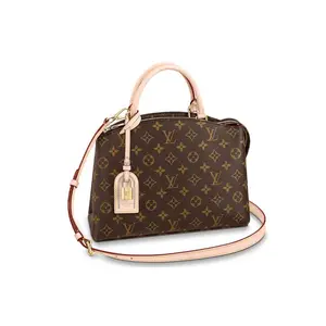 Louis Vuitton Petit Palais Classic Monogram Coated Canvas Handbag for Women, Brown