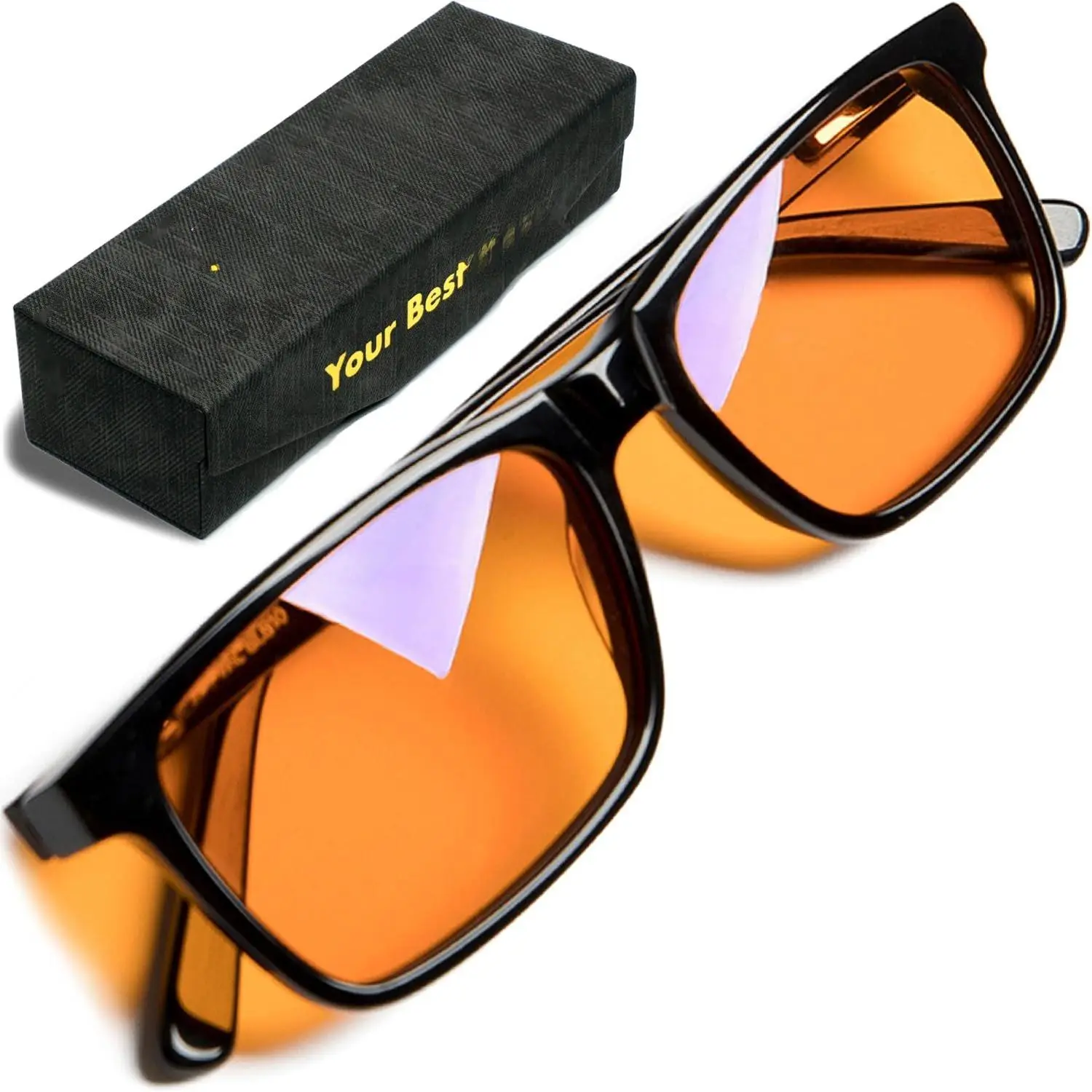+1.0 +1.5 +2.0 +2.5 Orange Blue Light Blocking Reading Glasses for   -  Glasses for Women & Men