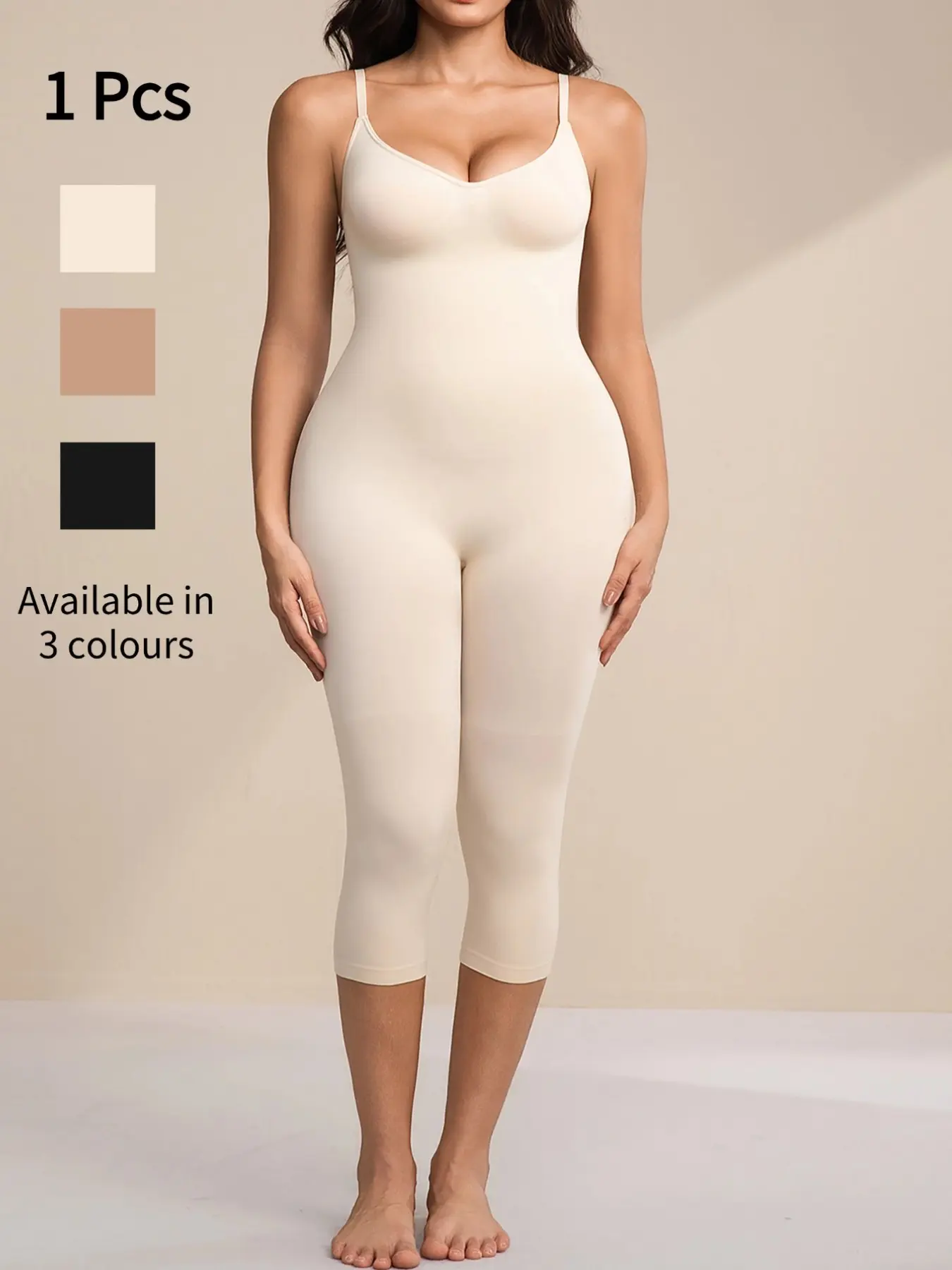 Women's Shapewear Waist Trainer, Seamless Full Body Compression Garment, Adjustable Straps, Soft Breathable Fabric, Fashionable and Versatile, Shapewear Daily Use