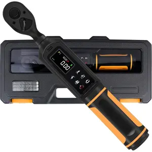 Digital Torque Wrench 3/8" Drive, 0.66-44.29Ft.lbs/0.9-60Nm Range, Electric Torque Wrench with  Direction Ratchet, ±1% Accuracy with Vibration, Buzzer and LED Alert