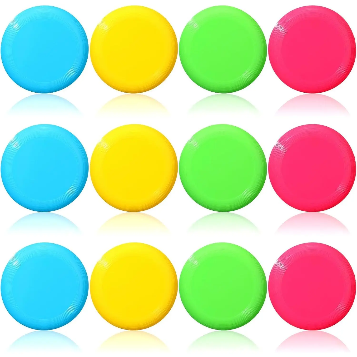 Kids Flying Discs 3.4 Inch Mini Flying Disks Bulk Flyer Toy for Outdoor Pets Dog Yard Lawn Games Party Kindergarten Teaching Favors, 4 Colorsfidget toys