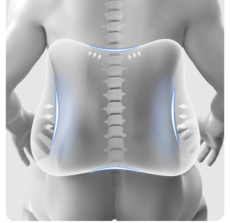 Car headrest and lumbar support for drivers, memory foam waist support for long-term sitting, car shoulder pillow, car accessories