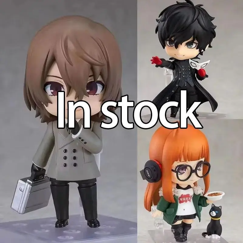 2026 new Nendoroid Q Version Persona 5 Akechi Goro Amamiya Ren Sakura Futaba Figures Game Model Doll Set Toy Gift For Anime Collectors