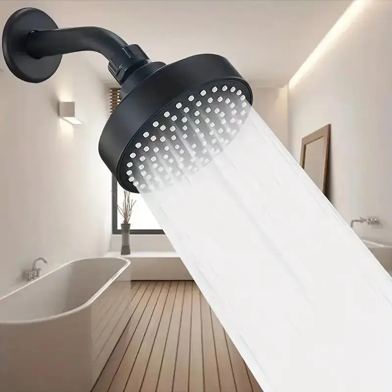 High Pressure Shower Head, Round with Anti-blocking Nozzles, Universal Shower Equipment for Home Bathroom, High Pressure Rain Showerhead, Wall Mount Showerhead, Powerful Shower Heads High Pressure, Shower Heads High Pressure Showerheads