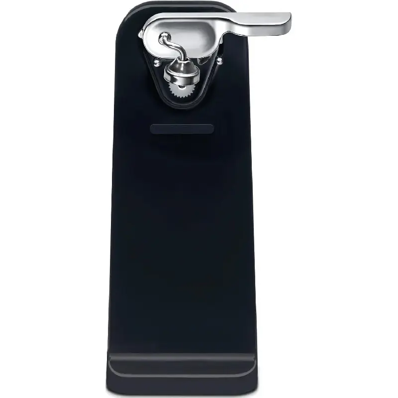 Can Opener with One-Touch Operation, Electric Can Opener for Kitchen Including Magnetic Lid Holder, Automatic Can Opener with Easy Clean Design and Nonslip Base, Black, CCO-50BKN
