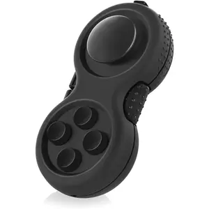 Original Fidget Toy Game, Rubberized Classical Controller Fidget Concentration Toy with 8-Fidget Functions and Lanyard - Excellent for Relieving Stress and Anxietyfidget toys