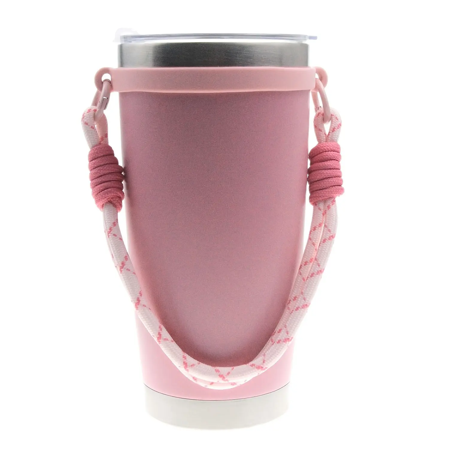 Silicone Water Bottle Handle Set, Universal Fit for 8-40oz Bottles, Durable Carry Strap, Essential Cup & Tumbler Accessories, Perfect for On-The-Go Use