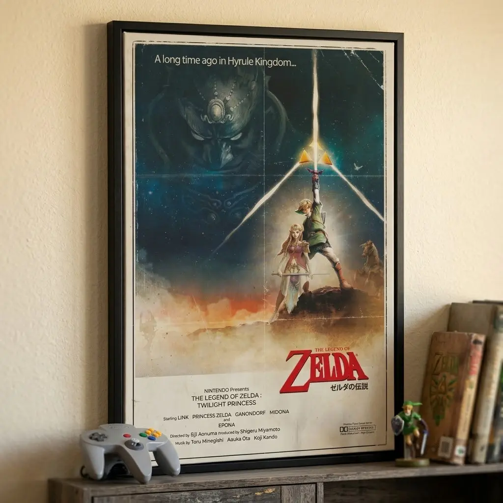 The Legend of Zelda Poster, Canvas Print, Wall Art Canvas Painting Living Room Bedroom Docor