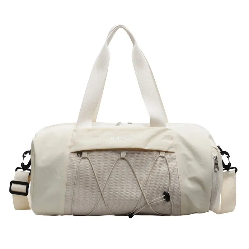 Women's Large Fitness Tote Bag, Sporty Crossbody Backpack, Dry-Wet Separated Swimming Training Bag, Shoe Compartment Travel Bag