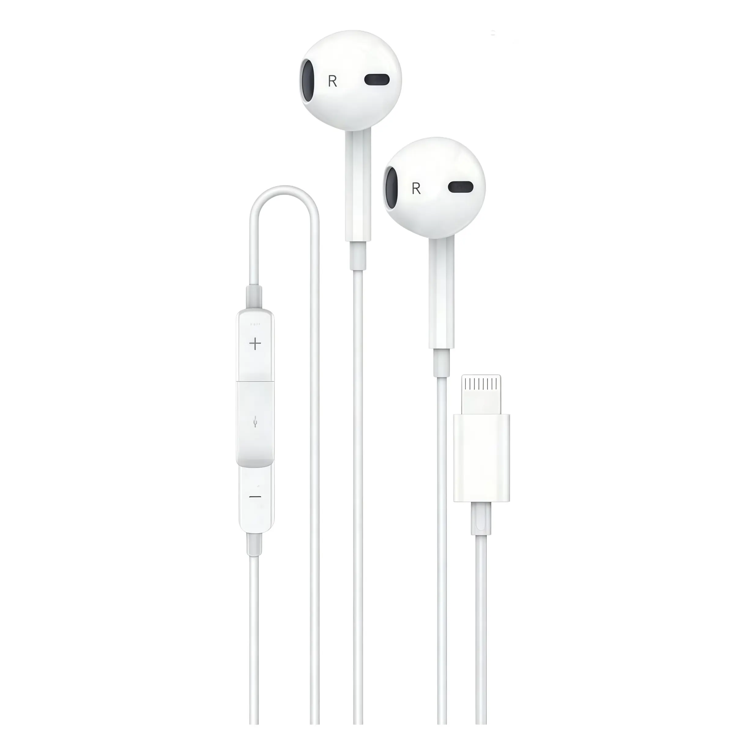 1PC Wired Semi-In-Ear Earphones with 8-Pin Plug, Ideal for Outdoor Activities, Work & Daily Use, Comfortable & Reliable Earphones, Electronic