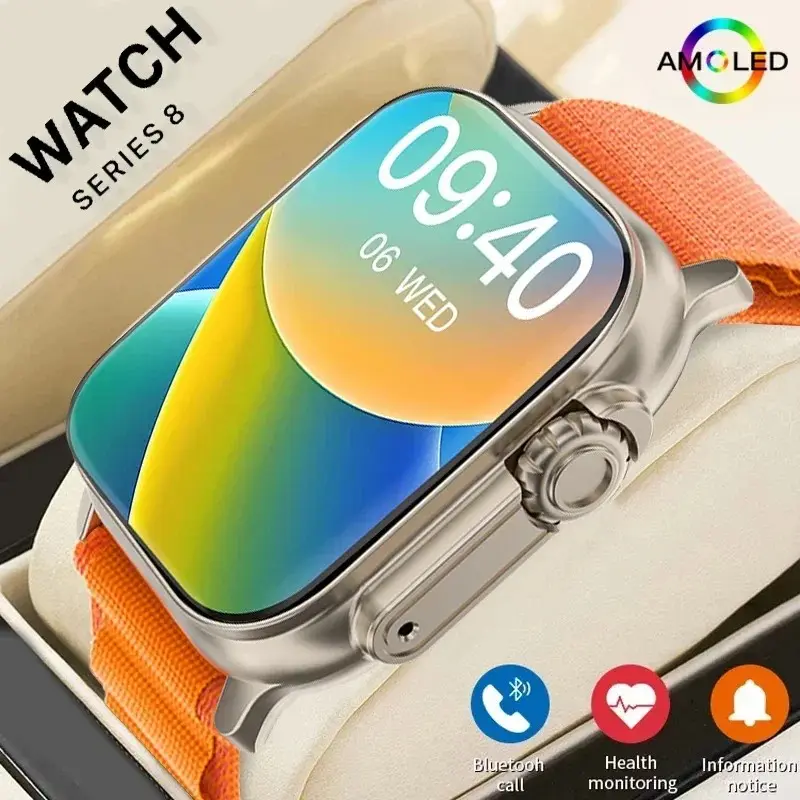 2026 Smart Watch for Android iOS, 2.01 Inch Color Screen, Bluetooth-compatible Call Answering, Fitness Tracker, Unisex New Model