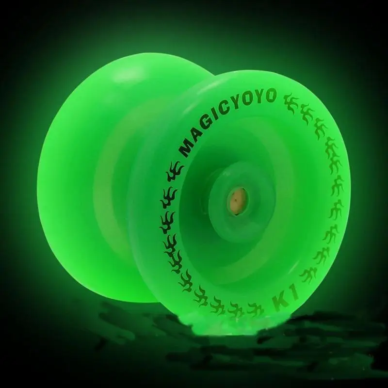 Magic yoyo K1 luminous professional yo-yo custom plastic multi-color yo-yo children classic    the day  holiday  exchange food  sensory viral birthday   toys💗 kid stuff toys party gift cute bet