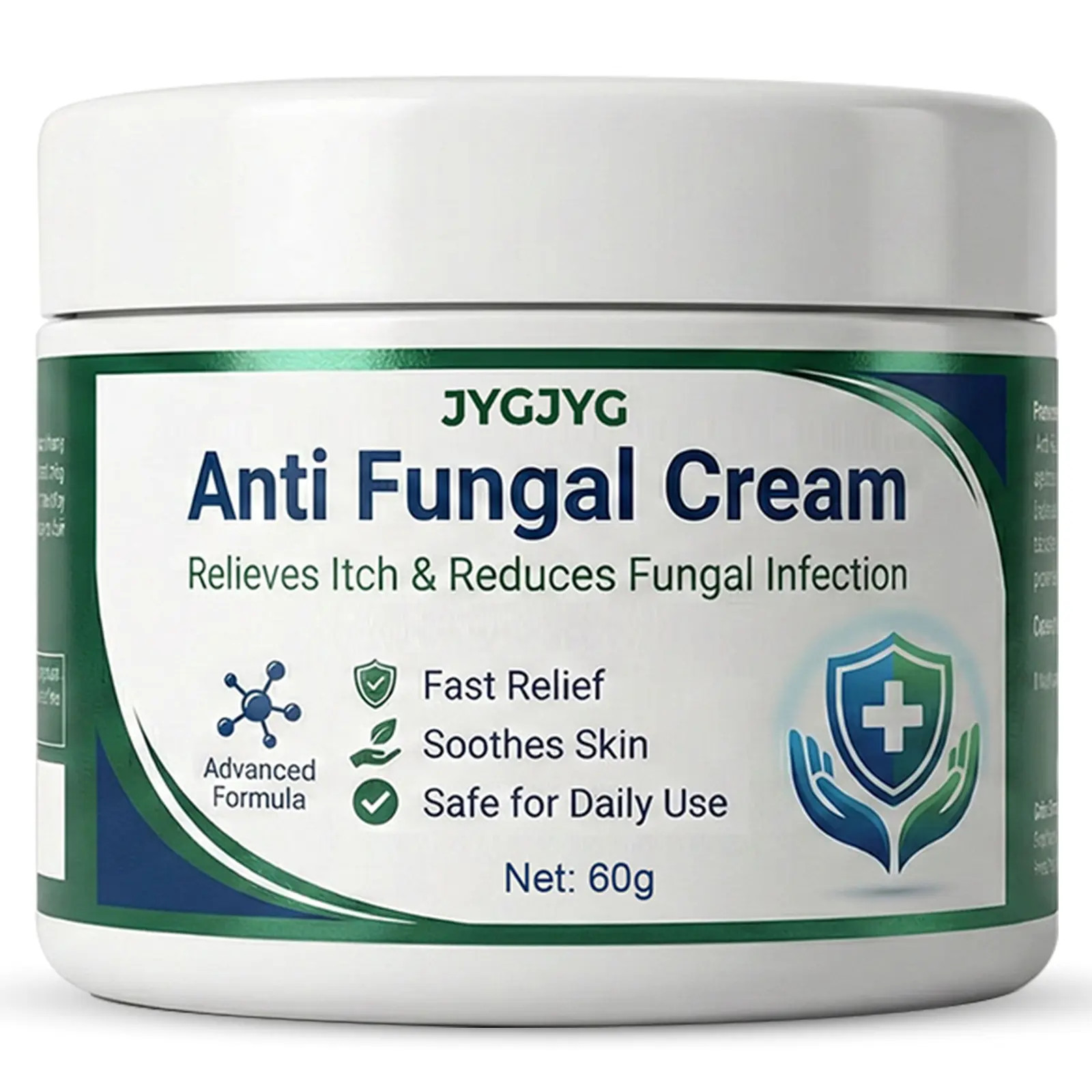 Antifungal Cream for Skin Relief – Soothing Anti-Itch Skin Care Formula for Athlete’s Foot, Ringworm & Jock Itch Support, Fast-Absorbing Cream for Dry, Irritated & Flaky Skin, Daily Skin Comfort Care, 60g