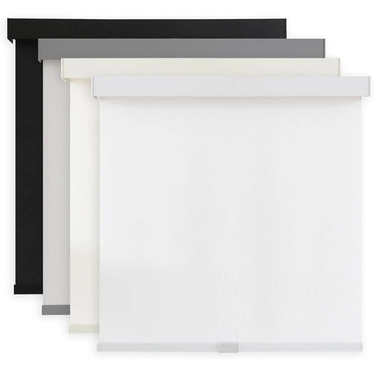 Light Filtering Roller Shades Blinds for Windows, 1% Openness Free-Stop Shades with, Thermal, UV Protection, Natural Woven Blinds20" W x 72" H, White