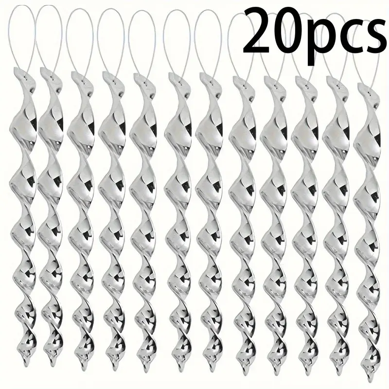 20 reflective stick sets, used to repel birds, very suitable for courtyard and garden decoration, outdoor hanging decoration.