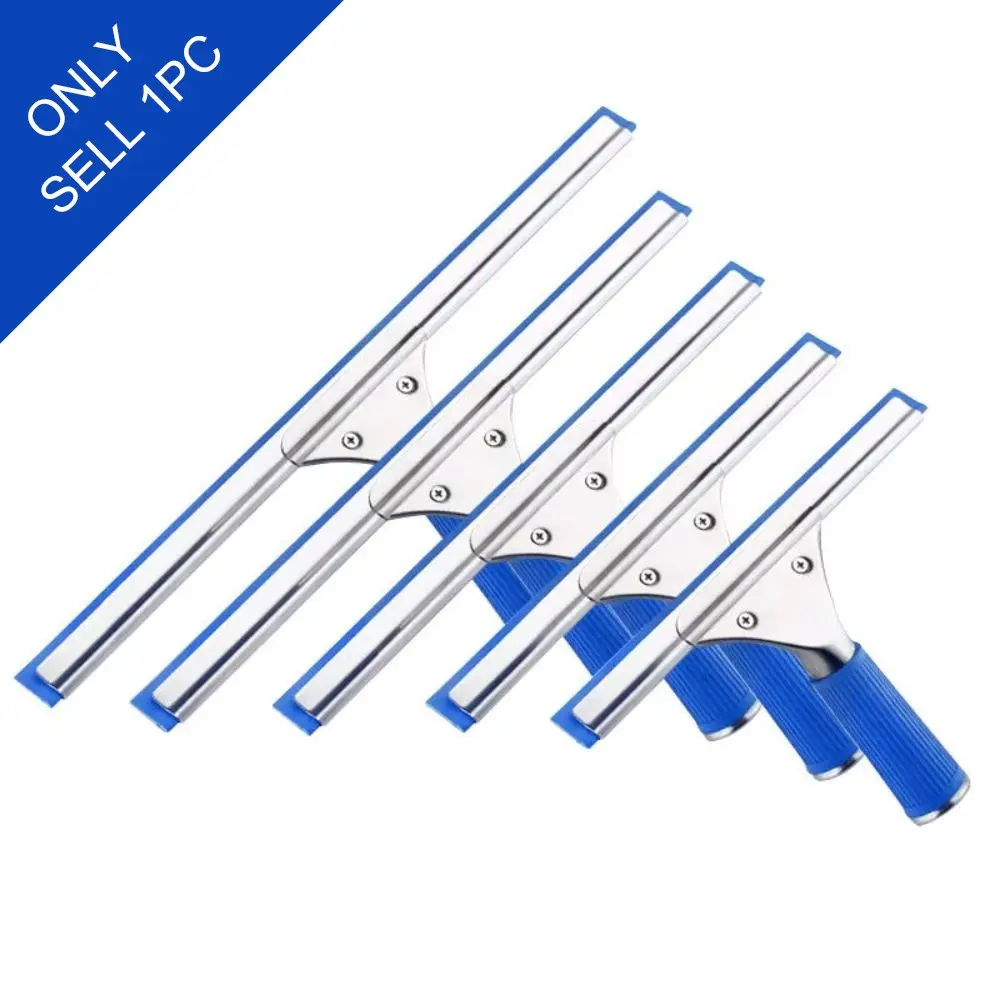Glass Cleaning Squeegee Window Wiper 15cm 25cm 30cm 35cm 40cm 45cm Window Cleaning Tool Rubber Blade for Bathroom Shower Home Glass Cleaning