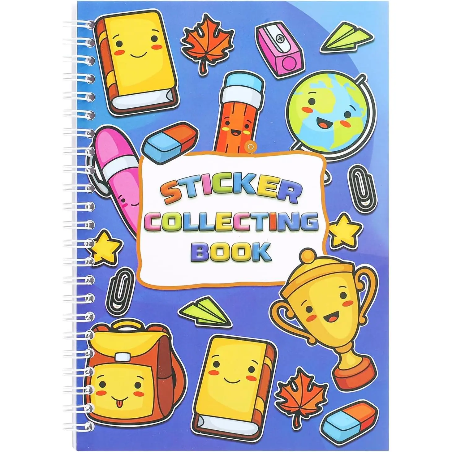 Sticker Book,A5 Sticker Collecting Album Book with Tools | Stickers Organizer,Double-Sided Use,Release Paper,,Protect Sticker, Feature,